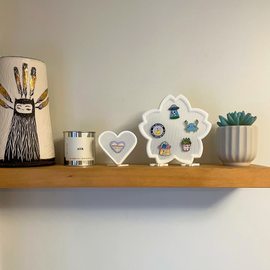 White Heart Pin Board (3 in.)