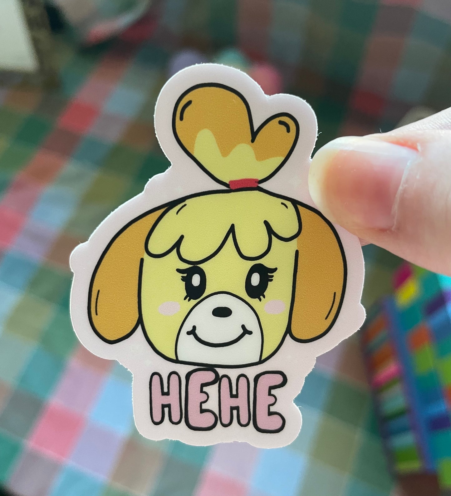 The "Hehe" Sticker