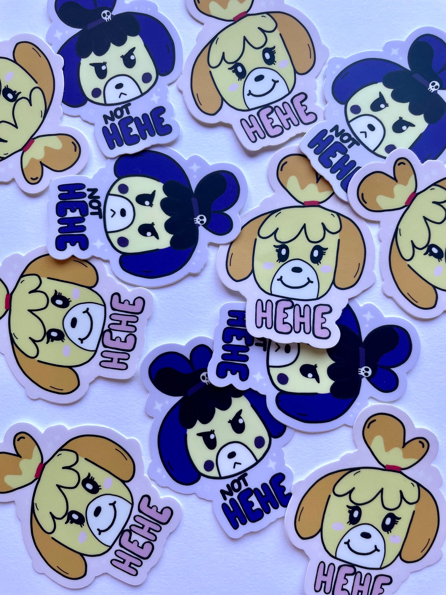 The "Not Hehe" Sticker